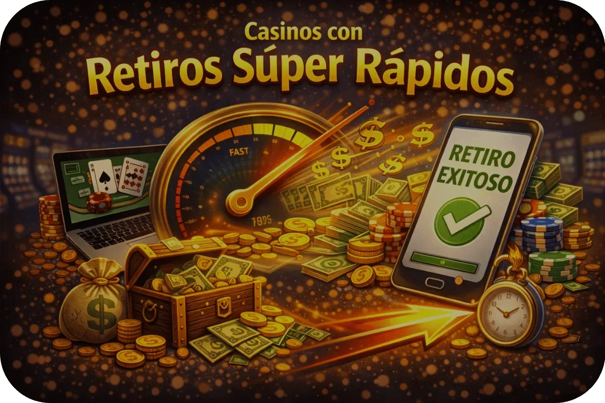 Casinos con Retiros Súper Rápidos