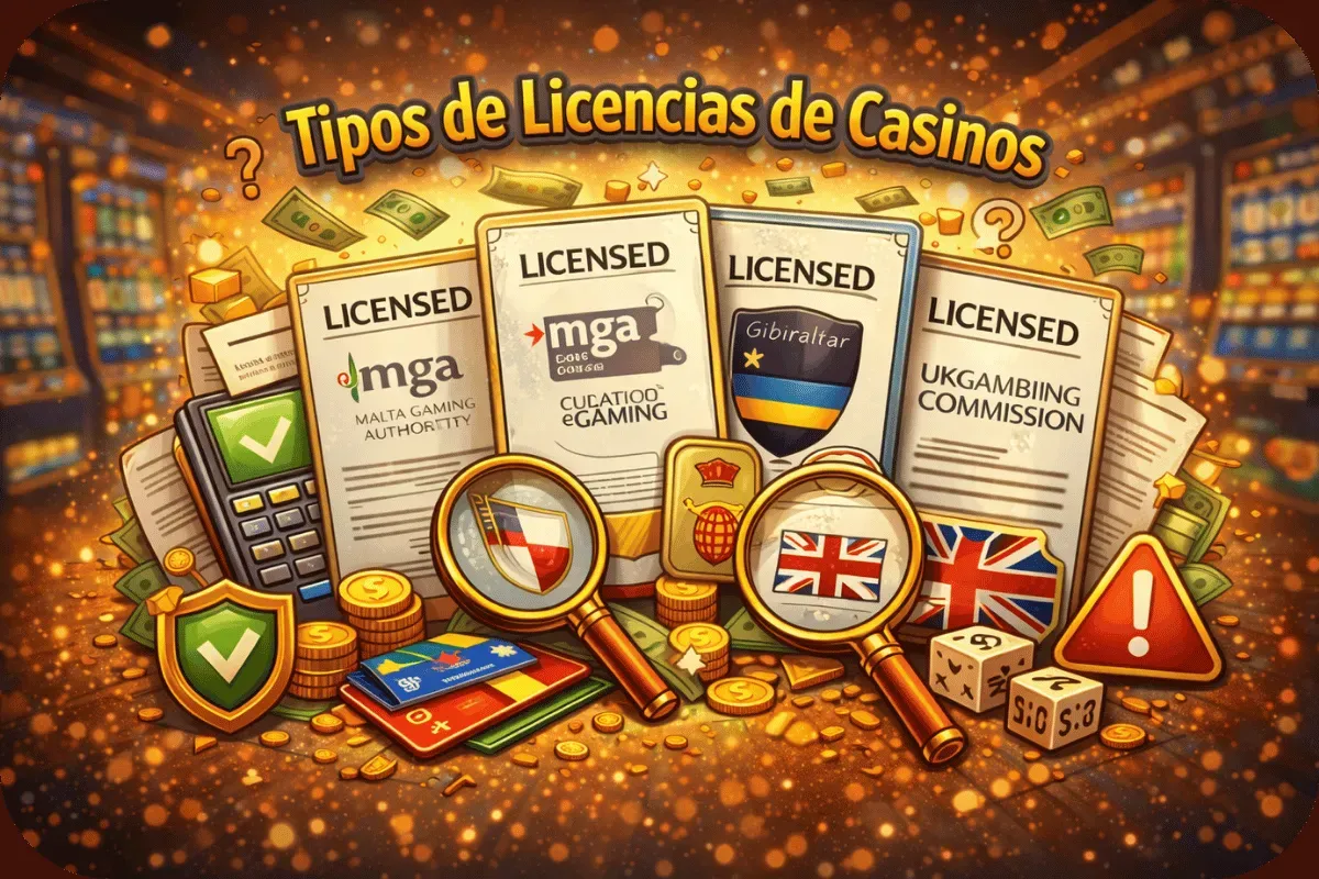 Tipos de Licencias de Casinos